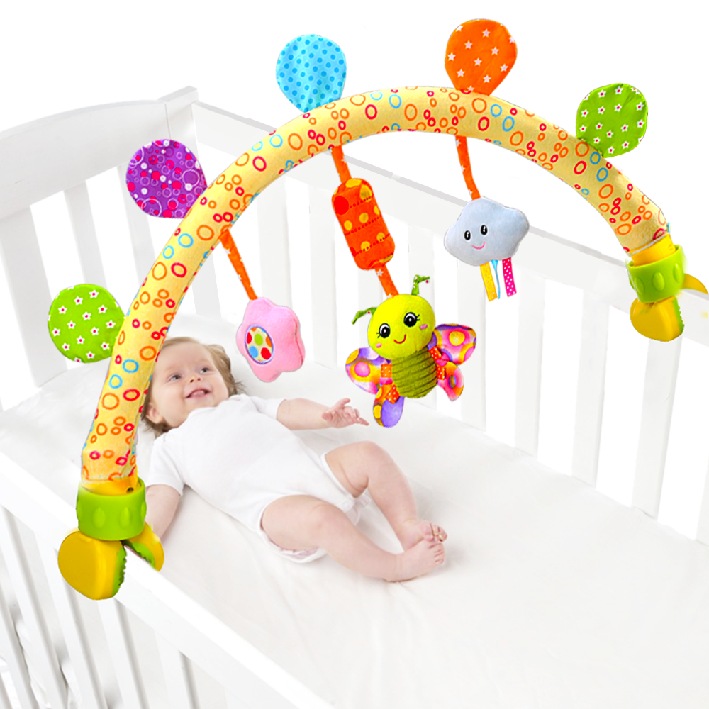 Baby Bassinet Mobile Toy for Prams, Car Seats & Bouncers | Infant Sensory Development