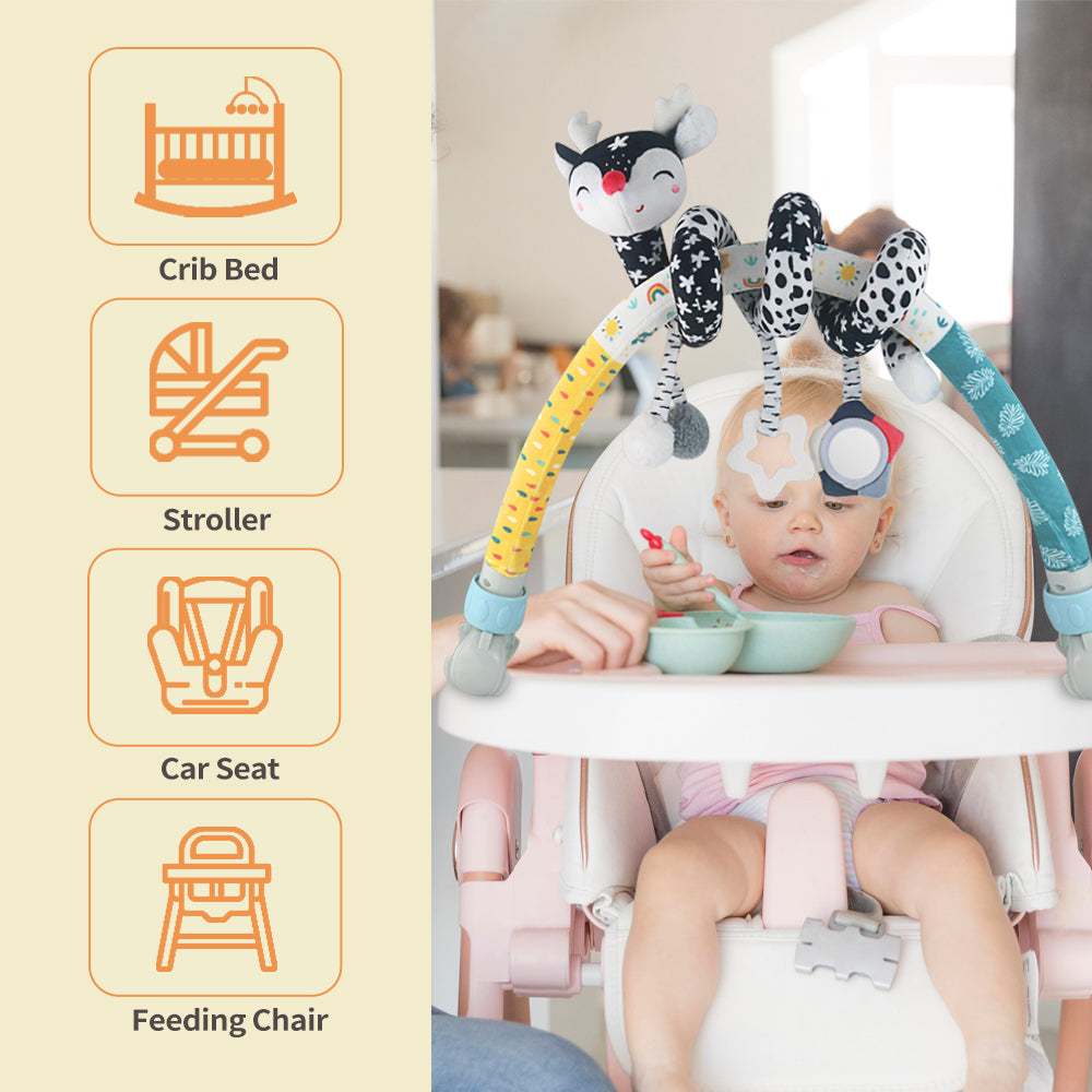 High-Contrast Black & White Baby Arch Baby pram Toys