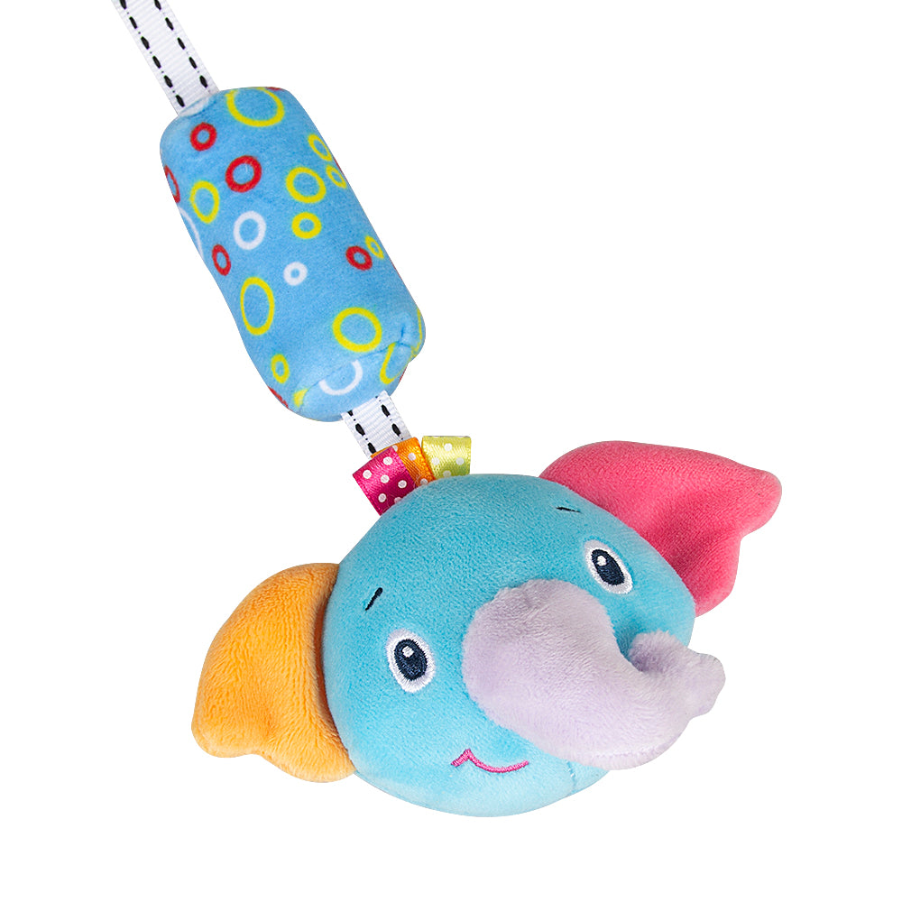 Travel Arch Baby Bassinet Toy – Plush Hanging Pram & Stroller Toy for Infants & Toddlers | Sensory Development & Entertainment