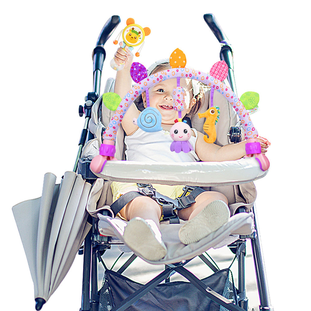 Baby Bassinet Mobile Toy for Prams, Car Seats & Bouncers | Infant Sensory Development