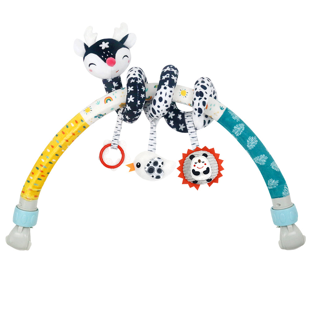 Caterbee High-Contrast Black & White Baby Arch pram Toys