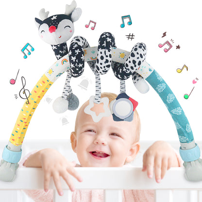 High-Contrast Black & White Baby Arch pram Toys