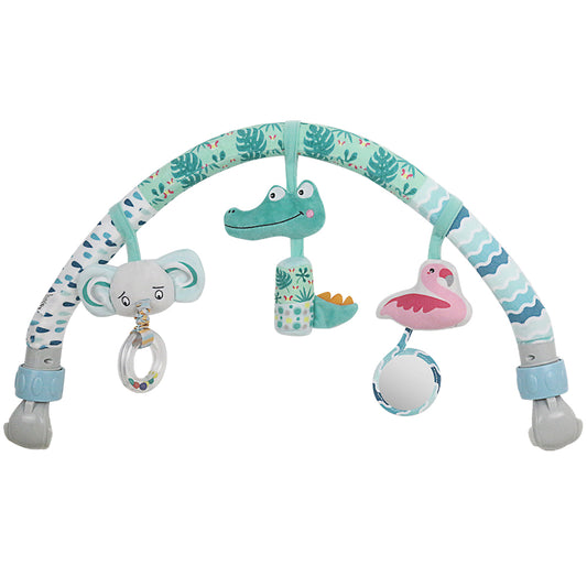🐊 Caterbee Baby Arch Toy – Jungle Stroller & Car Seat Activity Bar (0M+)
