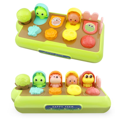🐣 Caterbee Pop-Up Farm Toy – Interactive Baby Learning Toy 🎉