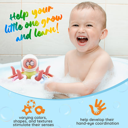 Octopus Bath Toy Set – Make a Splash with Fun