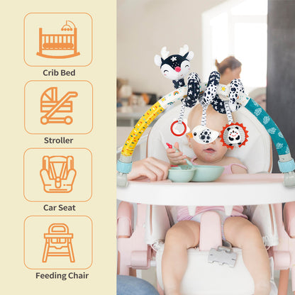 Caterbee High-Contrast Black & White Baby Arch pram Toys