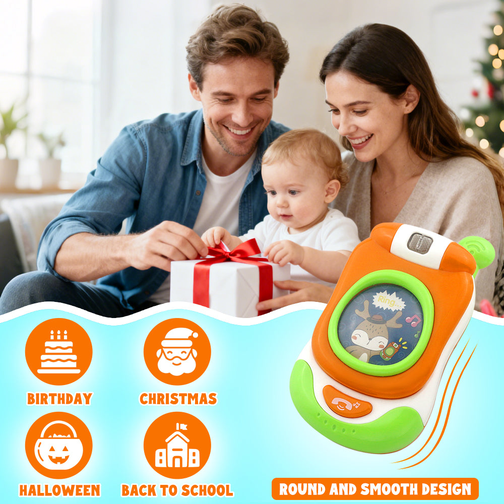 Caterbee Baby Musical Light-Up Cell Phone toys