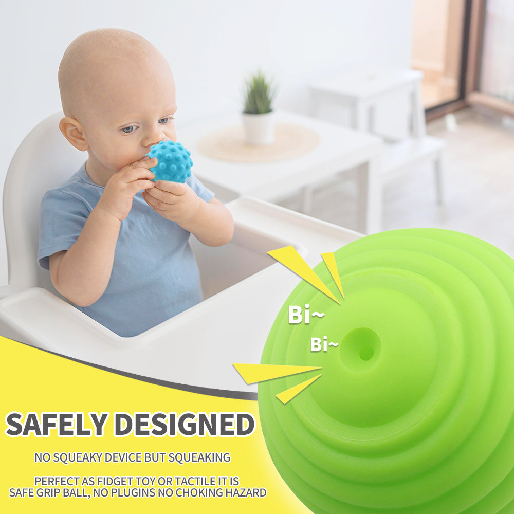 🛁 Caterbee Sensory Bath Balls for Toddlers (6PCS)