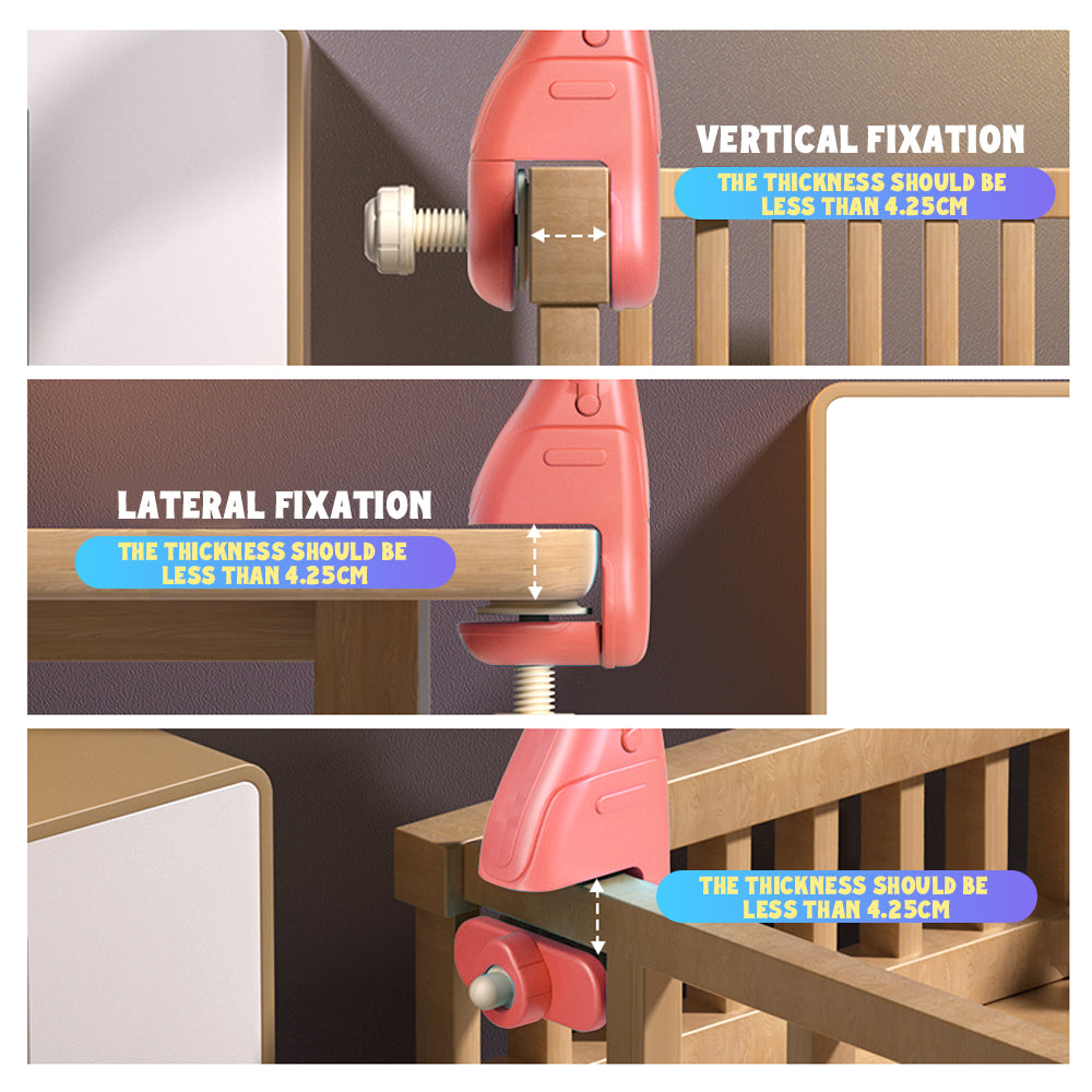 Caterbee Baby Cot Mobile Toy with Light, Projector & Bluetooth (Pink)