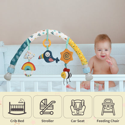 Caterbee Baby Arch Toy – Stroller & Car Seat Activity Bar (0M+)