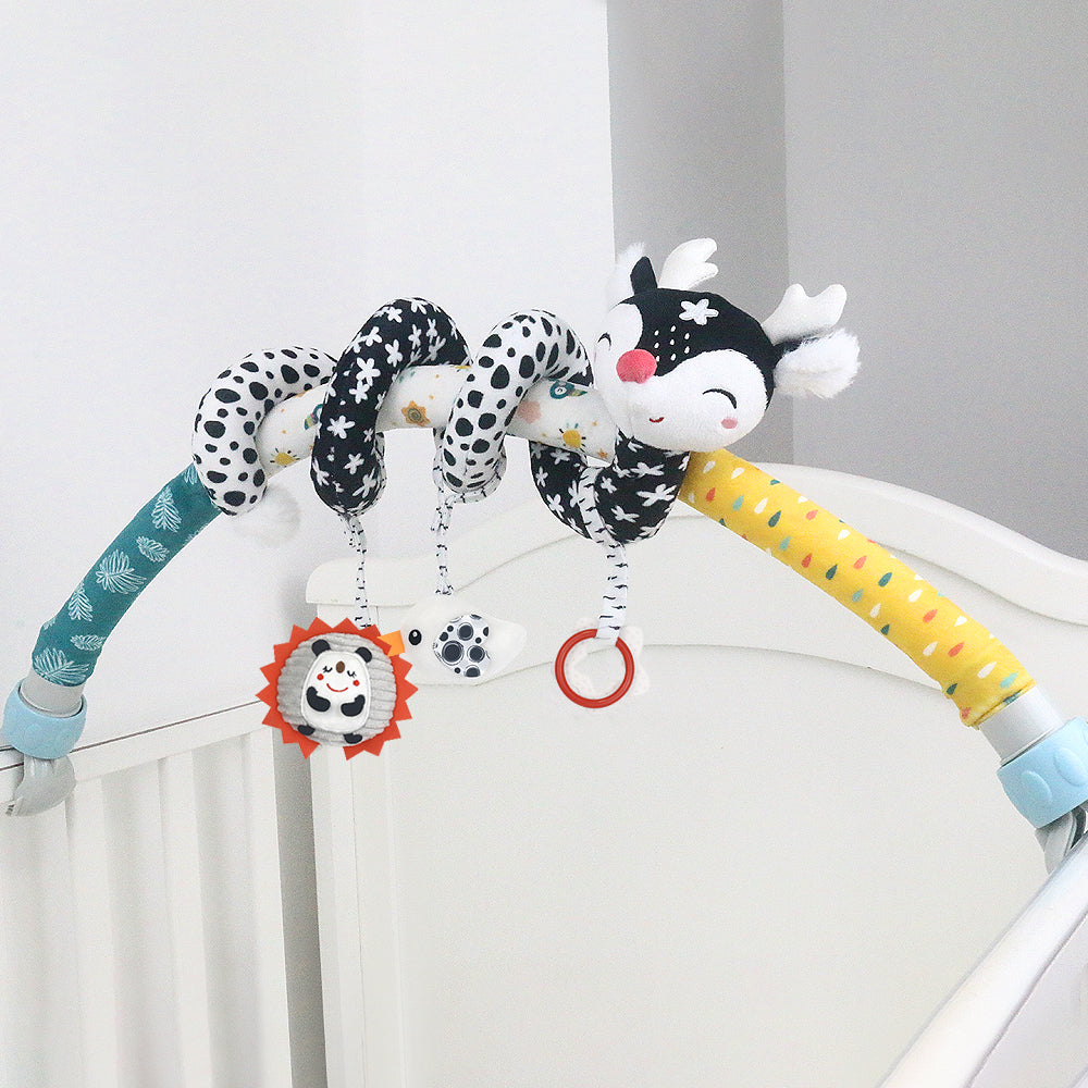Caterbee High-Contrast Black & White Baby Arch pram Toys