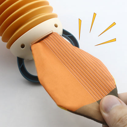 Caterbee Baby Plush Musical Accordion Take-Along Toy – Fox | Interactive Sensory Toy for Grasping & Teething