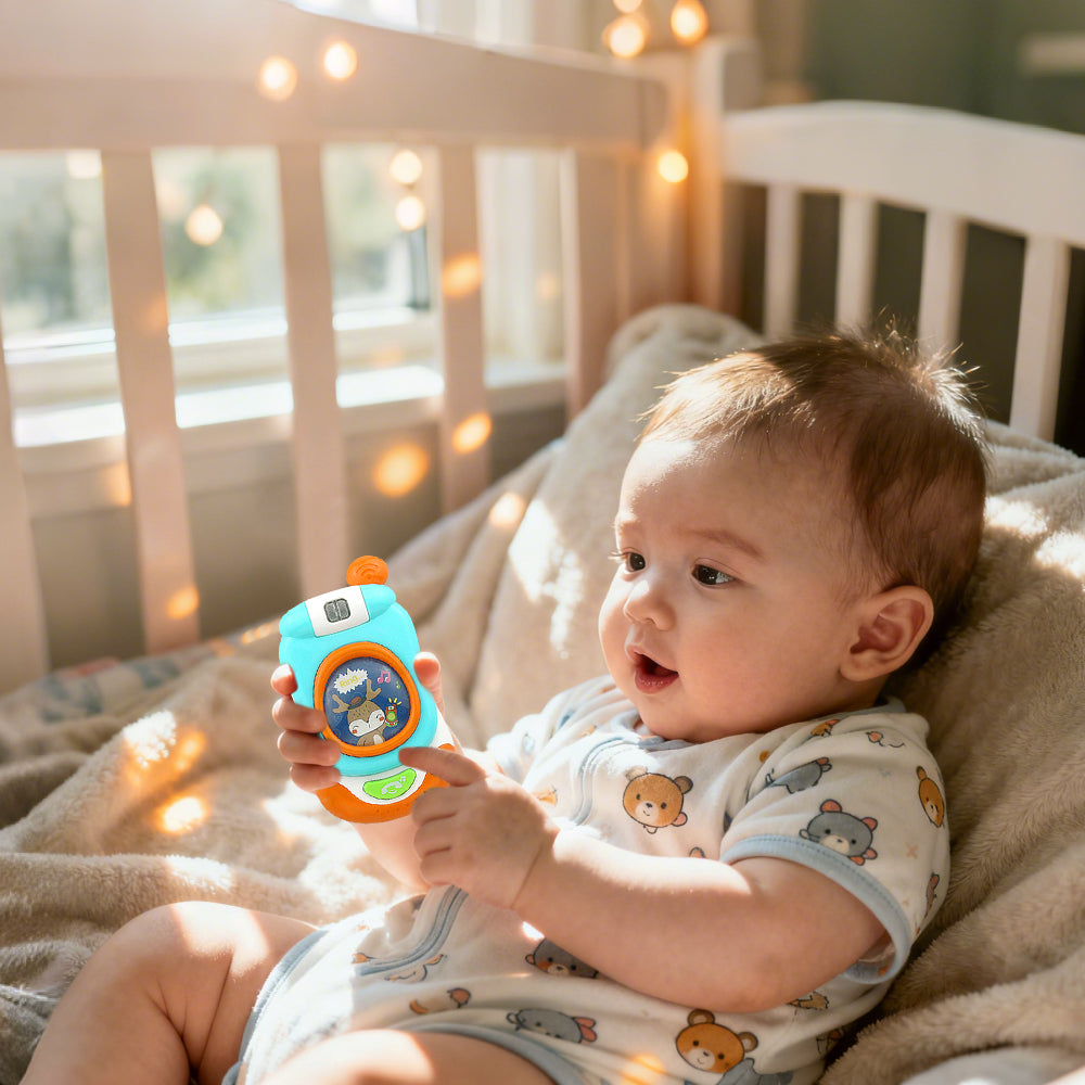 Caterbee Baby Musical Light-Up Cell Phone toys