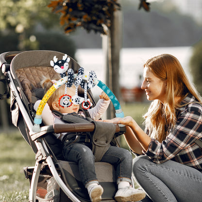 Caterbee High-Contrast Black & White Baby Arch pram Toys