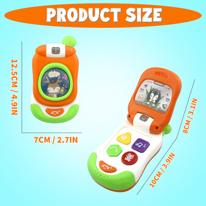 Caterbee Baby Musical Light-Up Cell Phone toys
