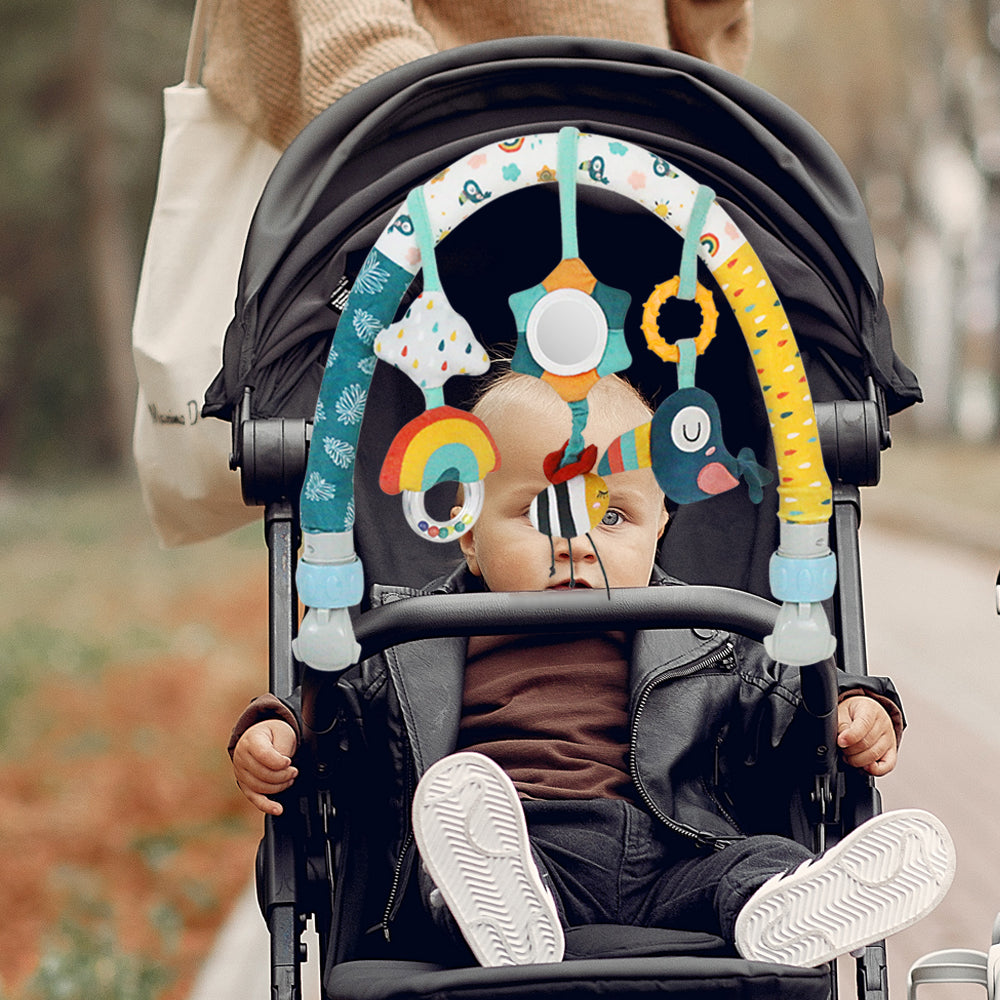 Caterbee Baby Arch Toy – Stroller & Car Seat Activity Bar (0M+)