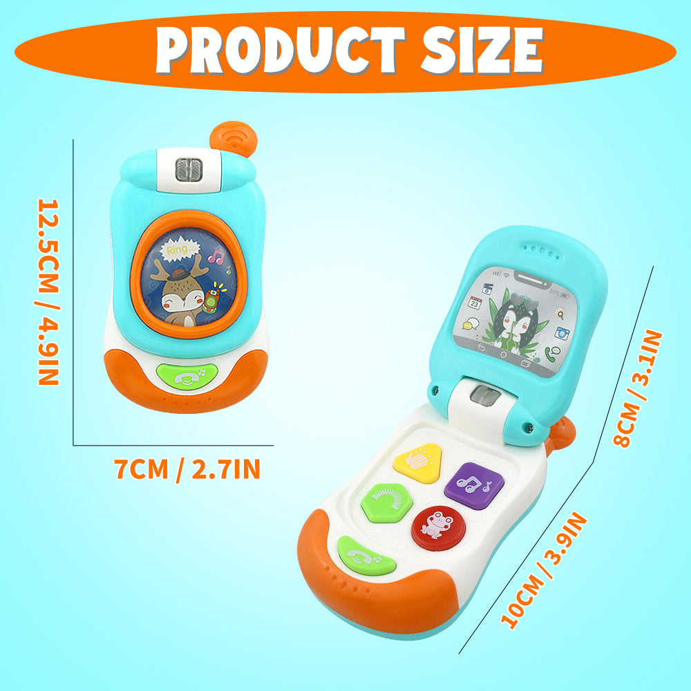 Caterbee Baby Musical Light-Up Cell Phone toys