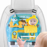 Baby Play and Kick Car Seat Toy with Steering Wheel Center