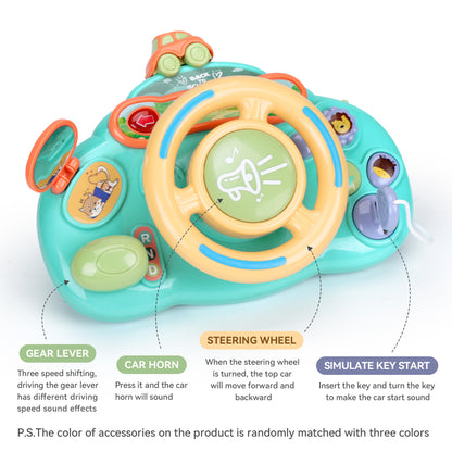 Caterbee Baby Turn & Learn Driver – Interactive Steering Wheel Toy with Lights & Sounds | Fun Learning Toy