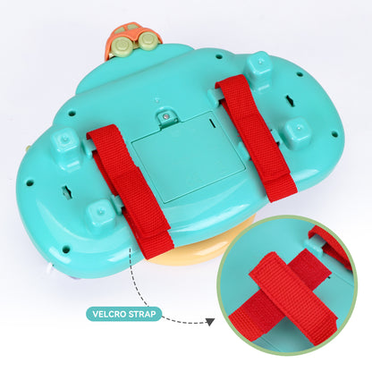 Caterbee Baby Turn & Learn Driver – Interactive Steering Wheel Toy with Lights & Sounds | Fun Learning Toy