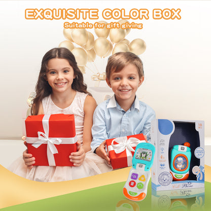 Caterbee Baby Phone Toy – Musical Light-Up Cell Phone for Early Learning & Sensory Play