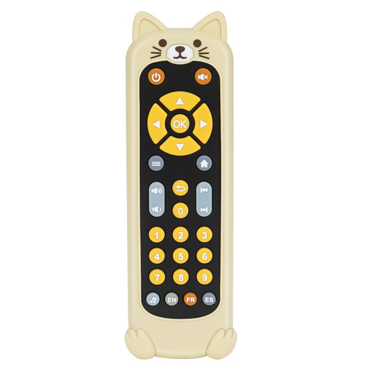 Caterbee Baby Remote Control Toy – Realistic TV Remote with Multilingual Learning & Interactive Sounds