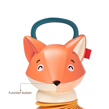 Caterbee Baby Plush Musical Accordion Take-Along Toy – Fox | Interactive Sensory Toy for Grasping & Teething