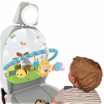 Baby Car Toy with Rear Mirror and Arch Activity Center