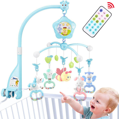 Baby Mobile for Crib Toys with Music and Lights (Bee)