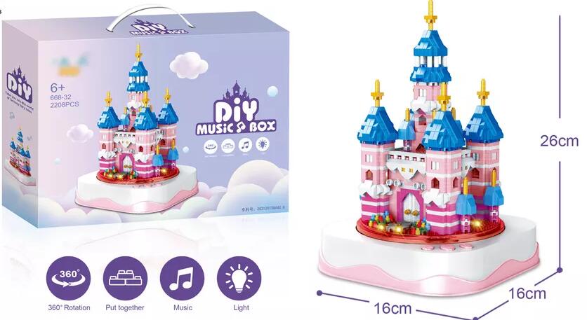 Music castle building block